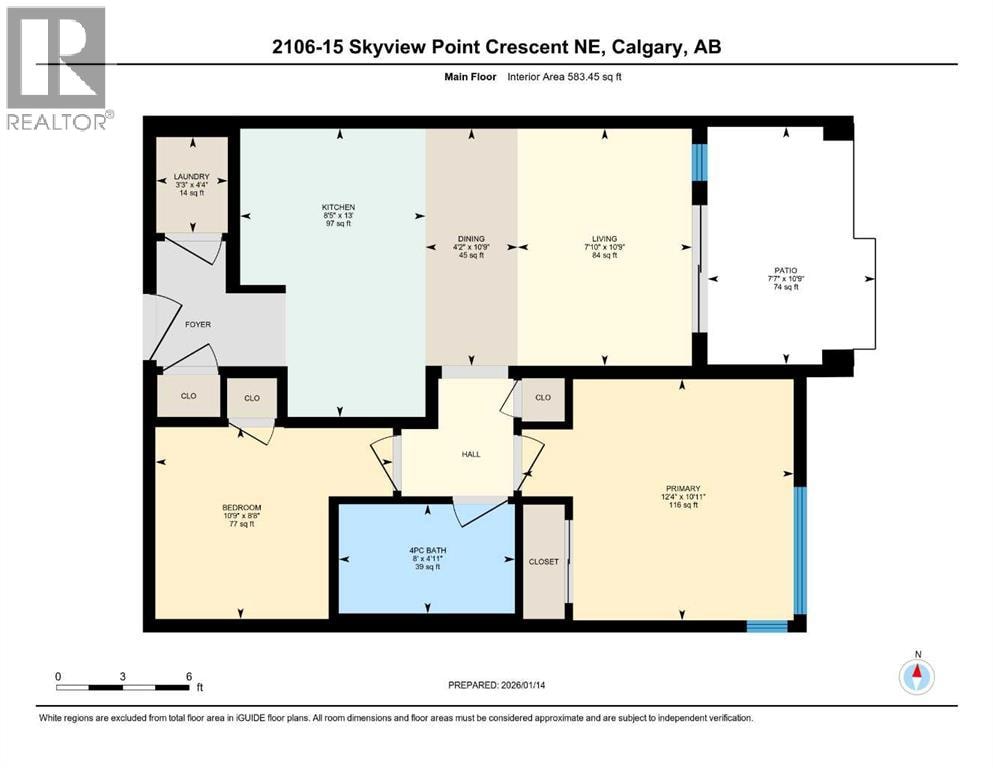 2106, 15 Skyview Point Crescent NE — photo 43
