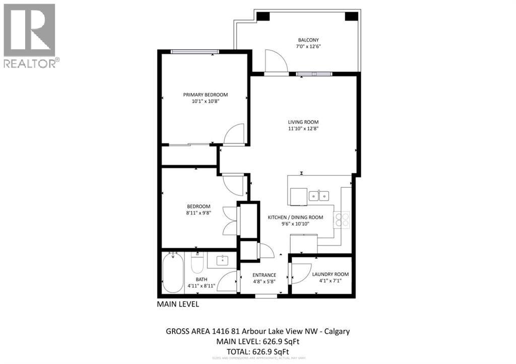 1416, 81 Arbour Lake View NW — photo 39