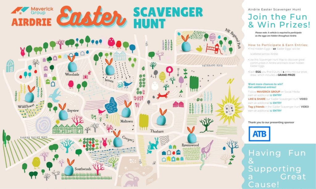 Easter Scavenger Hunt map 2025