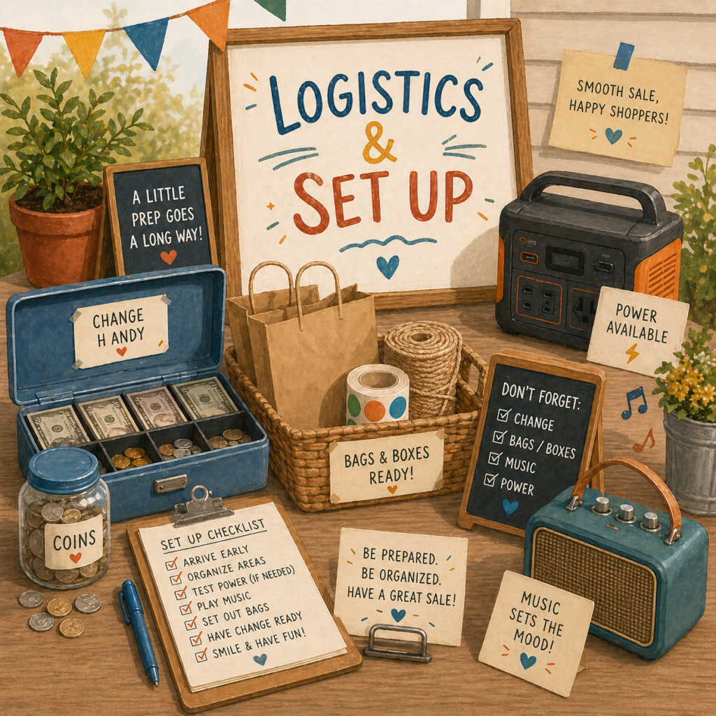 logistics & set up
